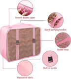 Packing Cubes for Travel - 10 Set Luggage Organizer Bags for Family, Mesh Breathable Travel Packing Cubes for Suitcases Durab