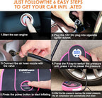 THINKWORK Car Emergency Kit for Teen Girl and Lady's Gifts, Pink Emergency Roadside Assistance kit with Digital Air Compresso