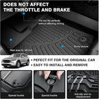 Powerty Floor Mats & Cargo Liner for 2017-2025 Mazda CX-5 CX5 Accessories Car Mats, Includes 2 Row and Cargo Liner Set, All Weather TPE 3D Floor Liners Rear Cargo Mat