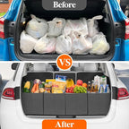 Lifewit Reusable Grocery Bags, Heavy Duty Foldable Shopping Bags with Reinforced Handles, Extra Large Utility Tote Stay Open, Sturdy Standing Carry Box for Kitchen, Car Trunk, 24L Mixed Color, 6 Packs