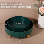 Anyoifax Makeup Perfume Organizer Tray 360 Degree Rotating Lazy Susan Skincare Lotion Organizer Spinning Cosmetics Storage fo