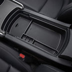 PIMCAR Center Console Organizer for Honda Accord 2018 2019 2020 2021 2022 ABS Plastic Material Armrest Box Insert Tray Pallet Accessories (NOT Fit for Manual Transmission Models) —Black