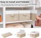 GRANNY SAYS Decorative Storage Baskets, Fabric Storage Bins for Clothes, Closet Storage Boxes with Handles, Collapsible Stora