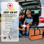 Nilight Car Emergency Kit with Jumper Cable Air Compressor Tire Repair Essential Tools First Aid Alligator Connector Electric