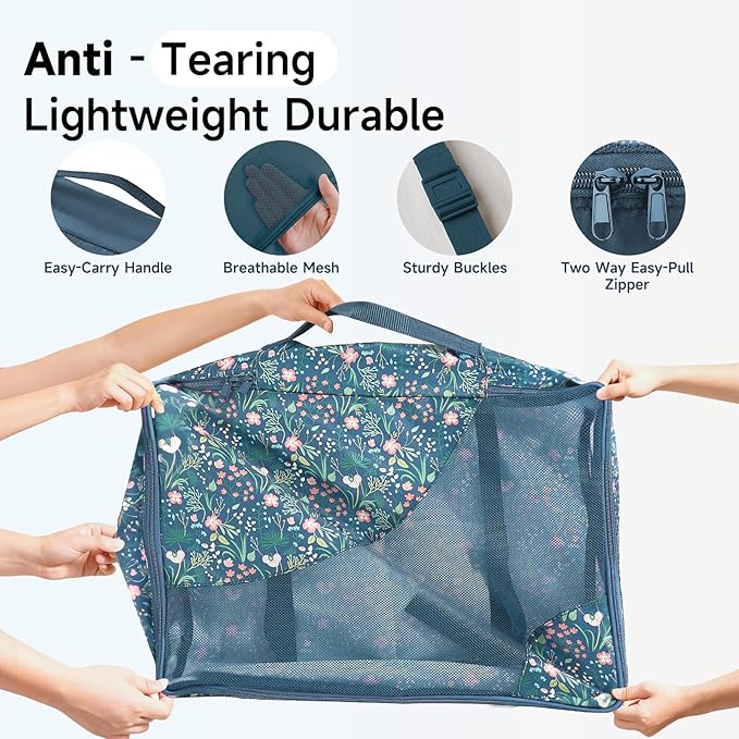 11 Set /9 Set Packing Cubes for Travel,Gifts for Women Mom Kids,TSA Approved Bags for Makeup,Cosmetic, Toiletry,Organizers fo