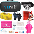 Car Roadside Emergency Kit with Jumper Cables, Car First Aid Kit Emergency Kit for Vehicles, Car Safety Roadside Assistance K