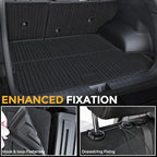 Floor Mats Set for 2022-2025 2026 Hyundai Tucson Gas (Not fit Hybrid), Full Coverage All Weather Floor Mats Cargo Mat with Backrest Protectors & Door Sill Guards for Tucson Accessories