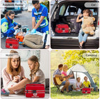 Professional 500 Piece Emergency First Aid Kit for Home, Car, Travel, Camping, Truck, Hiking, Sports, Office, Vehicle & Outdo