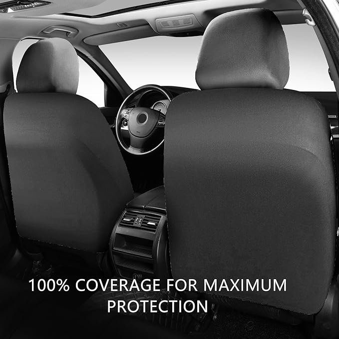 Leather Car Seat Covers, Breathable and Waterproof Napa Leather Automotive Seat Cover, Universal Interior for Cars,Sedans, SU