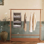 GRANNY SAYS 3-Shelf Hanging Closet Organizer and Storage, Collapsible Hanging Closet Shelves, Hanging Organizer for Closet & 