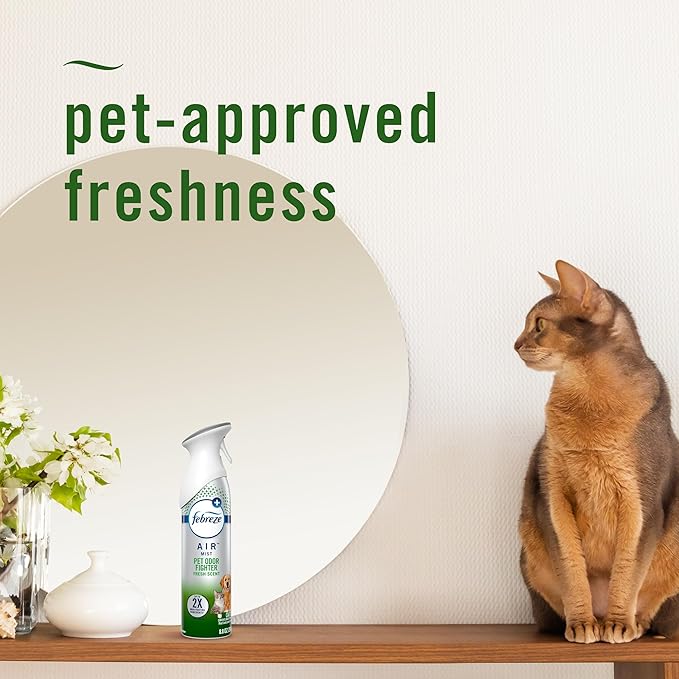 Febreze Air Mist Air Freshener Spray, Odor-Fighting Room Spray, Air Fresheners for Home and Bathroom and Kitchen, Aerosol Can