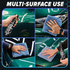 Carfidant Ceramic Silk - Ceramic Coating Spray - High Gloss, Hydrophobic Protection & Chemical Resistance for Cars, RVs & Boats - Long-Lasting Shine & Durability for Exterior Detailing - 8 fl. Oz.