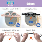 Wonder Hanger Max 10-Pack Space Saving Hangers, Reinforced Hooks Swivels 360°, Cascading Hanger, Teens, College Dorms, Kids &