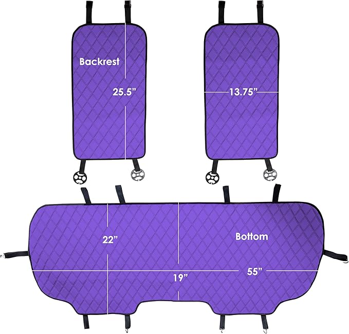 FH Group Car Seat Cover Cushion - Cars Trucks SUV, Neosupreme Car Seat Cushions, Waterproof Car Seat Cover Cushion, Universal