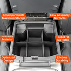 Vehicle OCD - Lower Center Console Organizer for Dodge RAM 1500 (2009-18), RAM 2500/3500 (2010-18), RAM 1500 Classic (2019-24) - Made in USA - not for console with CD player - SLX127