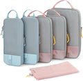 BAGSMART 6 Set /4 Set/2 Set Compression Packing Cubes for Travel, Lightweight Luggage Organizer Bags, Durable Space Saver Bag