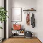 Seville Classics Sturdy Freestanding Storage Shelf for Bedroom, Closet, Entryway, Dorm Room Organizer Stackable Durable Metal