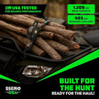 Rhino USA x Realtree Retractable Ratchet Straps (4PK) 1"x 9' (1,209lb Break Strength)- Heavy Duty Auto Self Retracting Tie Down Straps for Truck, Cargo Trailer, Motorcycle, ATV, UTV- Realtree APX Camo