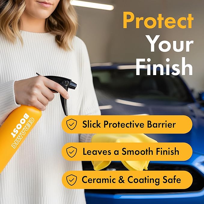 XPEL Ceramic Boost Spray Coating, 16oz - Silicon Dioxide Car Detailing Spray, Beads and Repels Water, Dust, Lint, and Protect