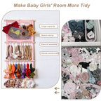 kangaroo Headband Holder Hair Bows Organizer for Baby Girls Large Capacity Bow Holder Hair Accessories Wall Hanging Organizer