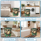Palm Sloth Laundry Basket Collapsible Laundry Hamper Oxford Storage Bin for Clothes Storage, Toy Organizer, Books and Sundrie