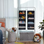 GRANNY SAYS 4-Shelf Hanging Organizer, Closet Hanging Shelves, Closet Hanging Storage Organizers, Organization for Bedroom, L