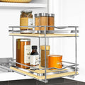 LYNK PROFESSIONAL® Élite™ Pull Out Spice Organization for Cabinets - 8-3/8 inch Wide – Spice Rack for Inside Cabinets – Wood/