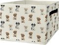 Shih Tzu Gifts Storage Bins & Boxes with Handles, Dog Foldable Basket for Organizing Dog Lovers Owners Women, Shih Tzu Christ