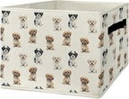 Shih Tzu Gifts Storage Bins & Boxes with Handles, Dog Foldable Basket for Organizing Dog Lovers Owners Women, Shih Tzu Christ