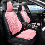 Coverado Car Seat Covers, Front Seat Cover, Waterproof Nappa Leather Seat Covers for Cars, 2 Pack Car Seat Protectors, Car Se