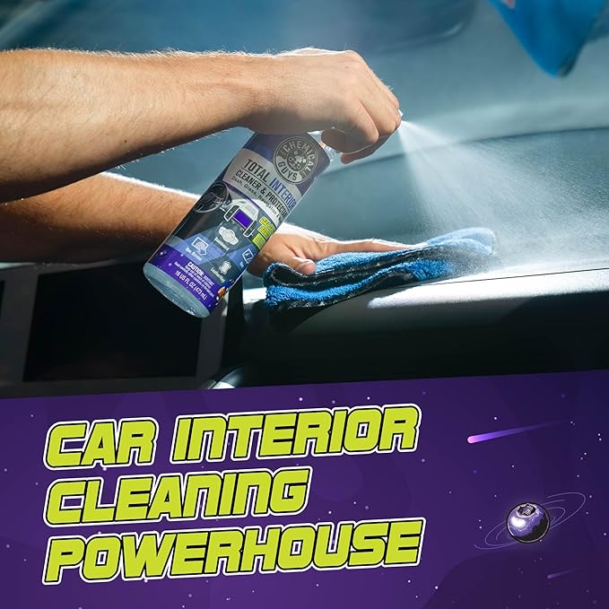 Chemical Guys Total Interior Cleaner & Protectant - (16 oz) All-in-One Car Interior Cleaner for Dash, Seats, Carpet, Glass, V