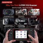 OBD2 Scanner Diagnostic Tool for Porsche/Cayenne, iCarsoft POR V2.0 Code Reader Battery Registration for Porsche, All System