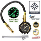 JACO EliteProPlus Tire Pressure Gauge with Dually Air Chuck - 160 PSI