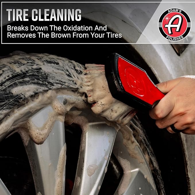 Adam's Polishes Wheel & Tire Cleaner Combo - Professional All In One Tire, Wheel, Rim, Barrel, Rubber, Well Cleaning Spray fo