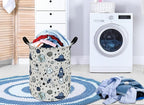 Round Laundry Basket Storage Bins Nursery Hamper Gift Baskets for Home,Office,Home Decor