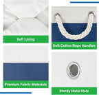 Bidtakay Small Storage Baskets for Shelves 3 Pack Fabric Storage Bins for Organizing Linen Collapsible Organizer for Closet-W