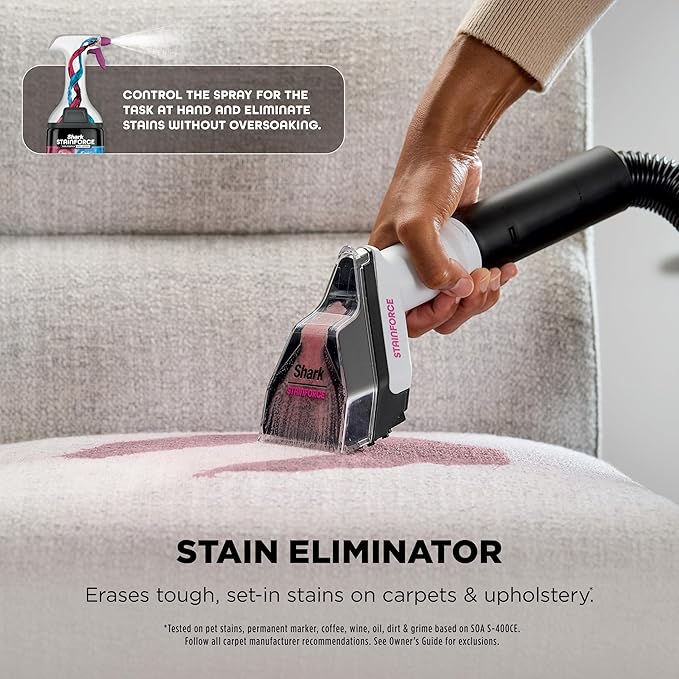 Shark EveryMess Ultra-Powerful 3-in-1 Wet Vac, Dry Vac, & Stain Eliminator with StainForce Technology, Perfect for Homes, Pet