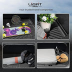 LASFIT Cargo Mat for 2012–2018 Ford Focus Sedan (Gas Models Only, No Subwoofer) Custom Fit All Weather Trunk Liner, Waterproof Heavy Duty Rear Trunk Protector for Cargo Area