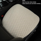 West Llama Linen Car Seat Covers,Bottom Seat Covers for Cars Include 1 Piece Front Driver Seat Pad Mat Universal Fits 90% Veh