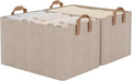 StorageWorks Storage Bins, Fabric Storage Bins for Shelves, Extra Large Storage Baskets with Metal Frame, Closet Baskets and 
