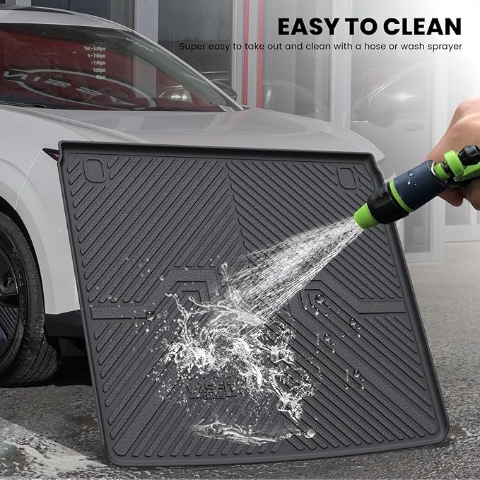 LASFIT Cargo Mat & Backrest Mats for Nissan Murano 2026 2025, All Weather TPE Custom Fit Easy Clean Durable No-Curling Trunk Mat for Murano 2026 2025, Black