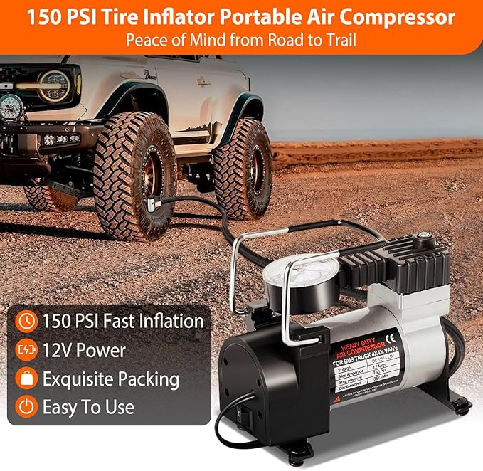 Car Emergency Kit with Air Compressor,Roadside Emergency Car Kit for Vehicles Auto Truck with Jumper Cables,Winter Car Safety