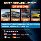 OBD2 Scanner Diagnostic Tool for GMC/Buick/Chevrolet/Cadillac, OM507 All Systems Diagnostic with 12 Resets
