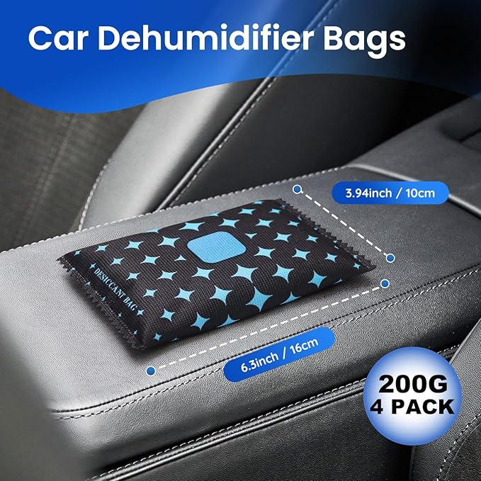 Car Dehumidifier Bags for Alfa Romeo Tonale PHEV 2025, Reusable Dehumidifier Bag Silica Condensation Moisture Damp Absorber