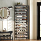 YATINEY 12 Tier Shoe Rack, Large Capacity Shoe Storage Organizer Holds 48 Pairs, Sturdy and Stable, for Entryway, Hallway, Cl