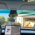 Front Windshield Sun Visor Strip Tint Film for Tesla Model Y Precut Premium DIY Car Window Tint Film (Green)