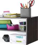 Whitmor Stackable 2-Tier Shoe Shelf, 31 inch, Espresso