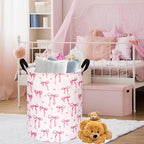 Girls Storage Basket Kids Laundry Hamper Women Organizer Bins Nursery Hamper Gift Baskets for Home,Office,Home Decor