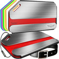 Original Indestructible Luggage Tags for Travel Stand Out with Stainless Steel Privacy Personalized Luggage Tags with Free Sm