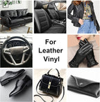 Black Leather Recoloring Balm, Leather Color Restorer Conditioner, Leather Repair Kits for Vinyl Furniture, Sofa, Car Seats, 